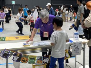 親子でエンジョイ！はつらつキンダーフェスタで募金にご協力いただきました